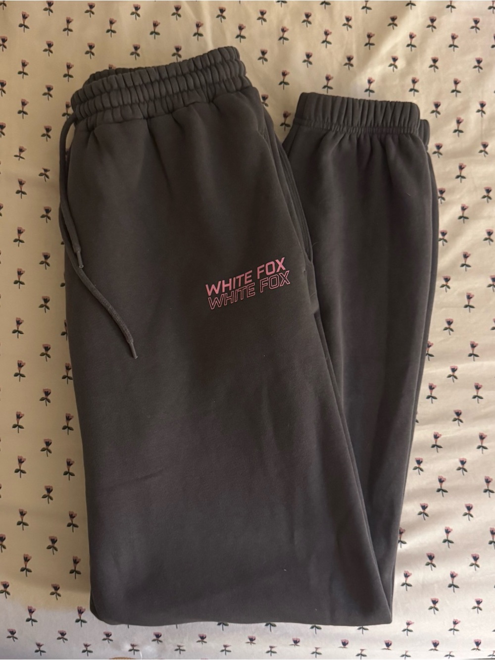 White Fox Jogger Sweatpants